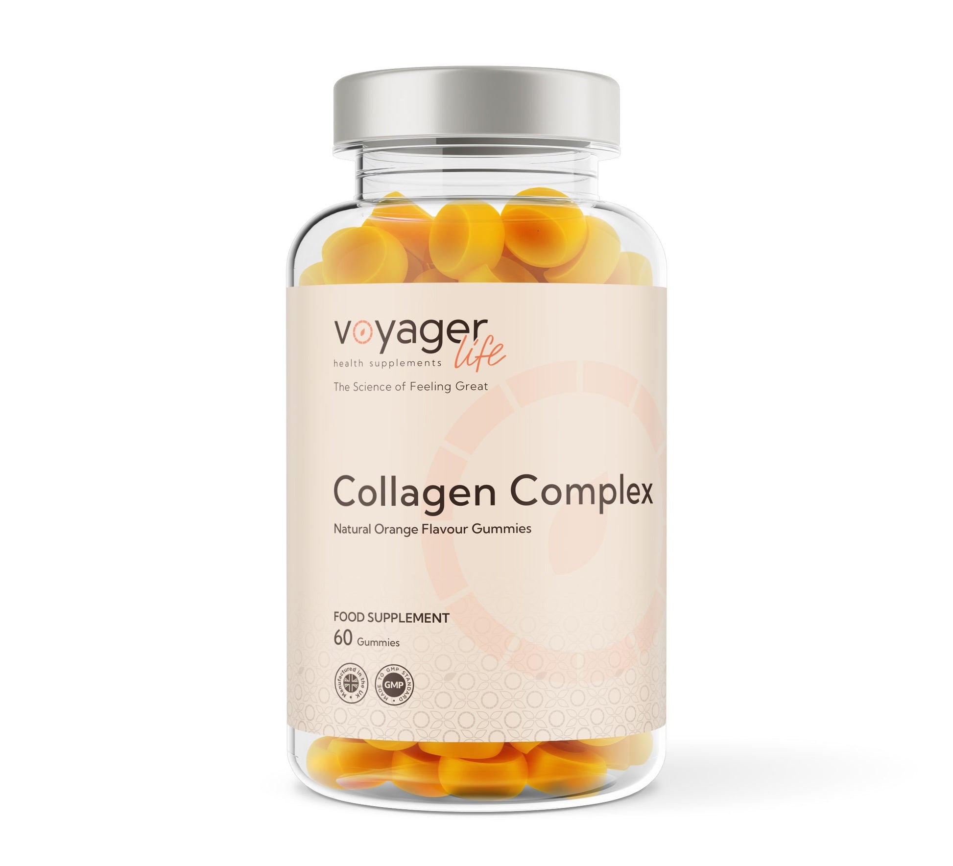 Voyager Collagen Complex - 60 Orange Flavour Gummies