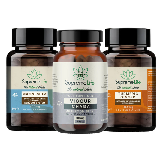 Supreme Life Magnesium, Chaga & Turmeric Bundle
