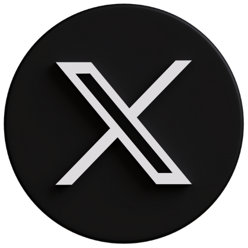 X (formally Twitter) logo