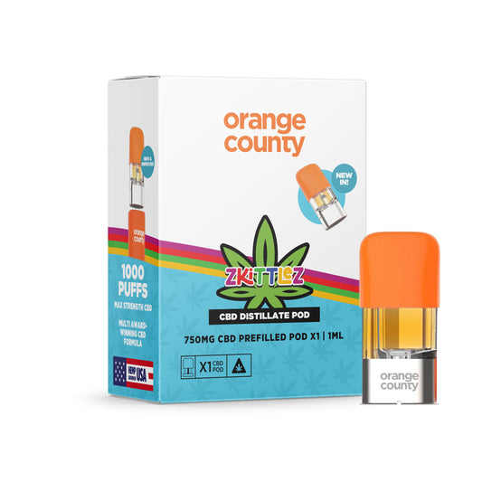 Orange County CBD Zkittlez OG Replacement Pod 1ml 750mg