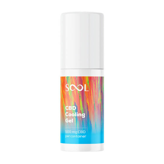 SOOL Cooling CBD Gel 500mg 100ml front product view