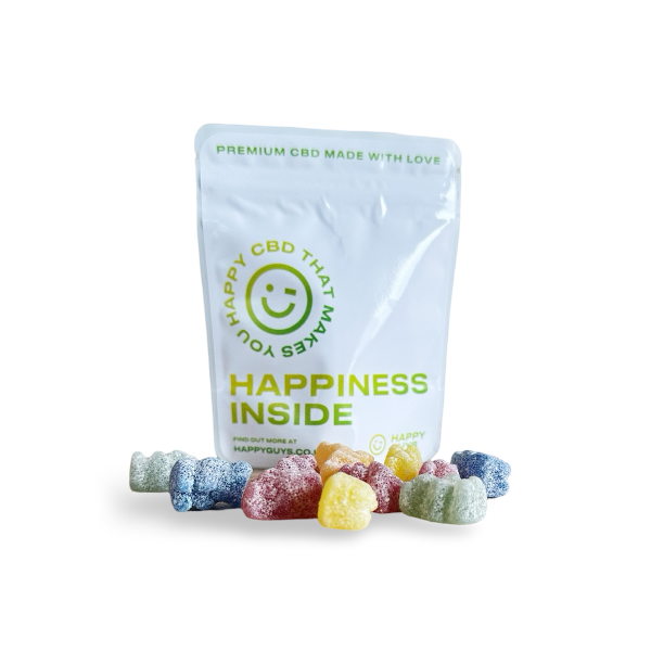 Happy Guys 500mg CBD Gummies - Happy Bears - Shop Now At The CBD Hut 