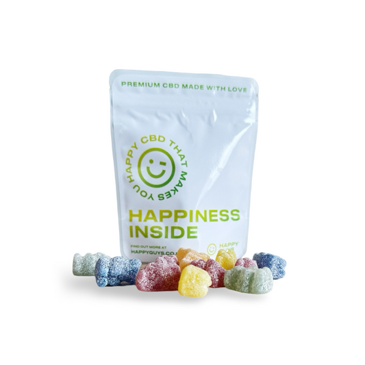 Happy Guys 500mg CBD Gummies - Happy Bears - Shop Now At The CBD Hut 