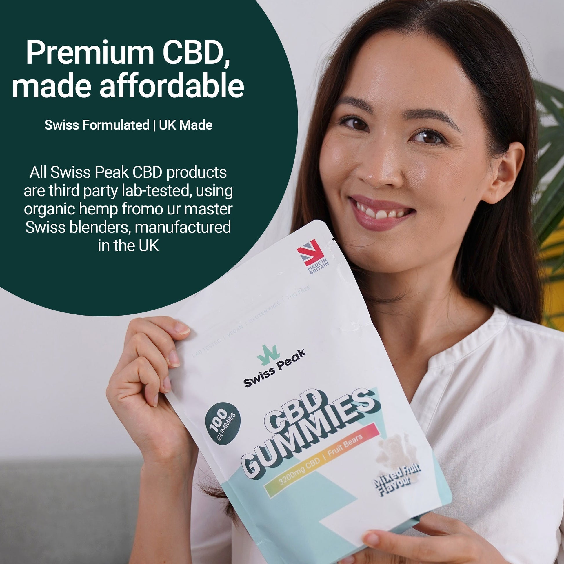 Swiss Peak CBD Bears Gummies 3200mg / 4800mg 100 Gummies product image