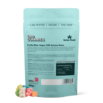 Swiss Peak CBD Bears Gummies 3200mg / 4800mg 100 Gummies product image