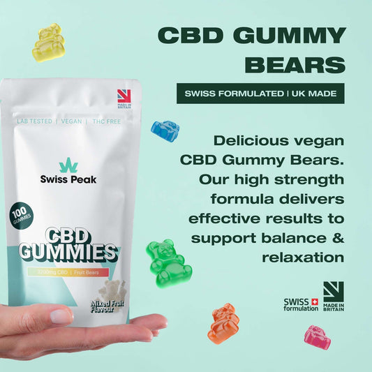 Swiss Peak CBD Bears Gummies 3200mg / 4800mg 100 Gummies product image