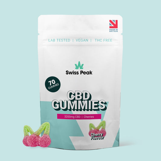 Swiss Peak CBD Cherry Gummies 70 Gummies