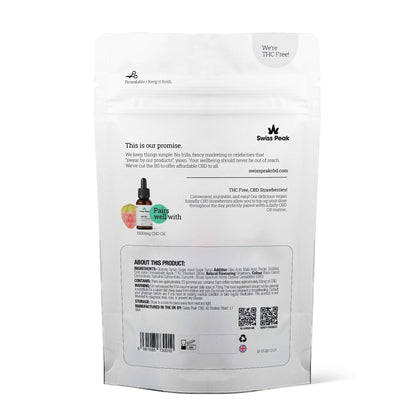 Swiss Peak CBD Gummy Strawberries 1200mg 20 Pack product image