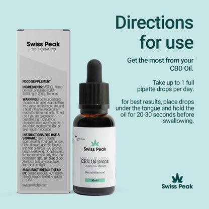 Swiss Peak CBD Oil 1500mg 30ml