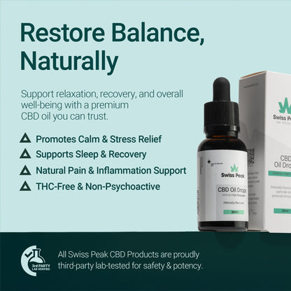 Swiss Peak CBD Oil 3000mg 30ml