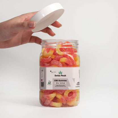 Swiss Peak CBD Peach Ring Gummies 110 Gummies product image