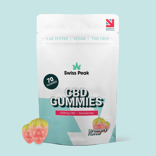 Swiss Peak CBD Strawberry Gummies 70 Gummies