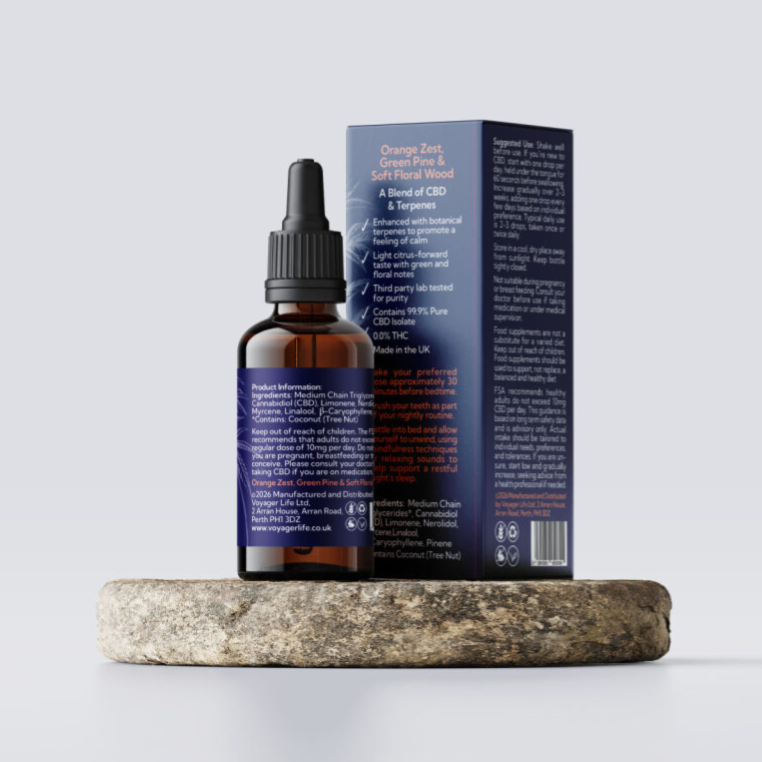Voyager ZZZ CBD Oil 6000mg 30ml bottle