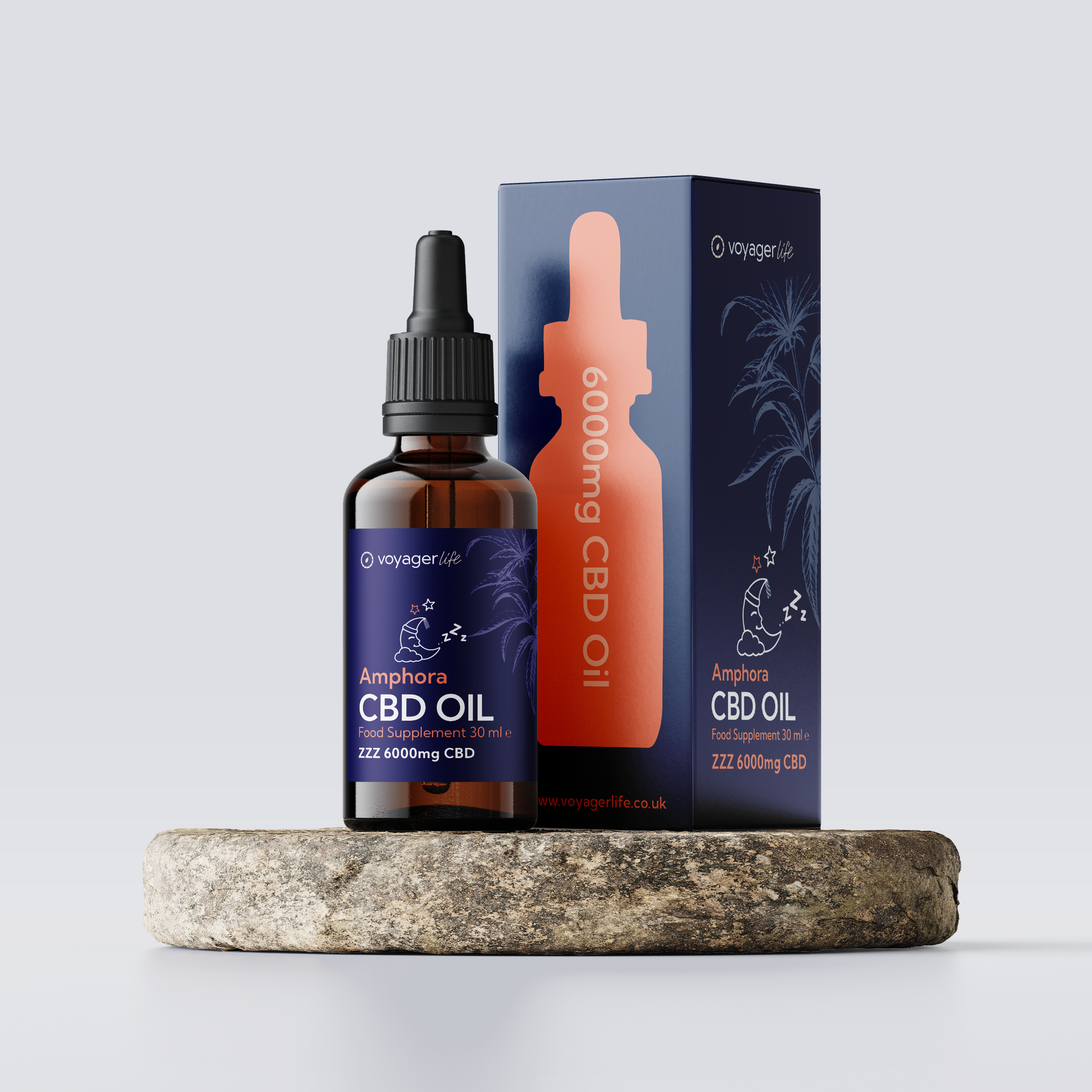 Voyager ZZZ CBD Oil 6000mg 30ml bottle