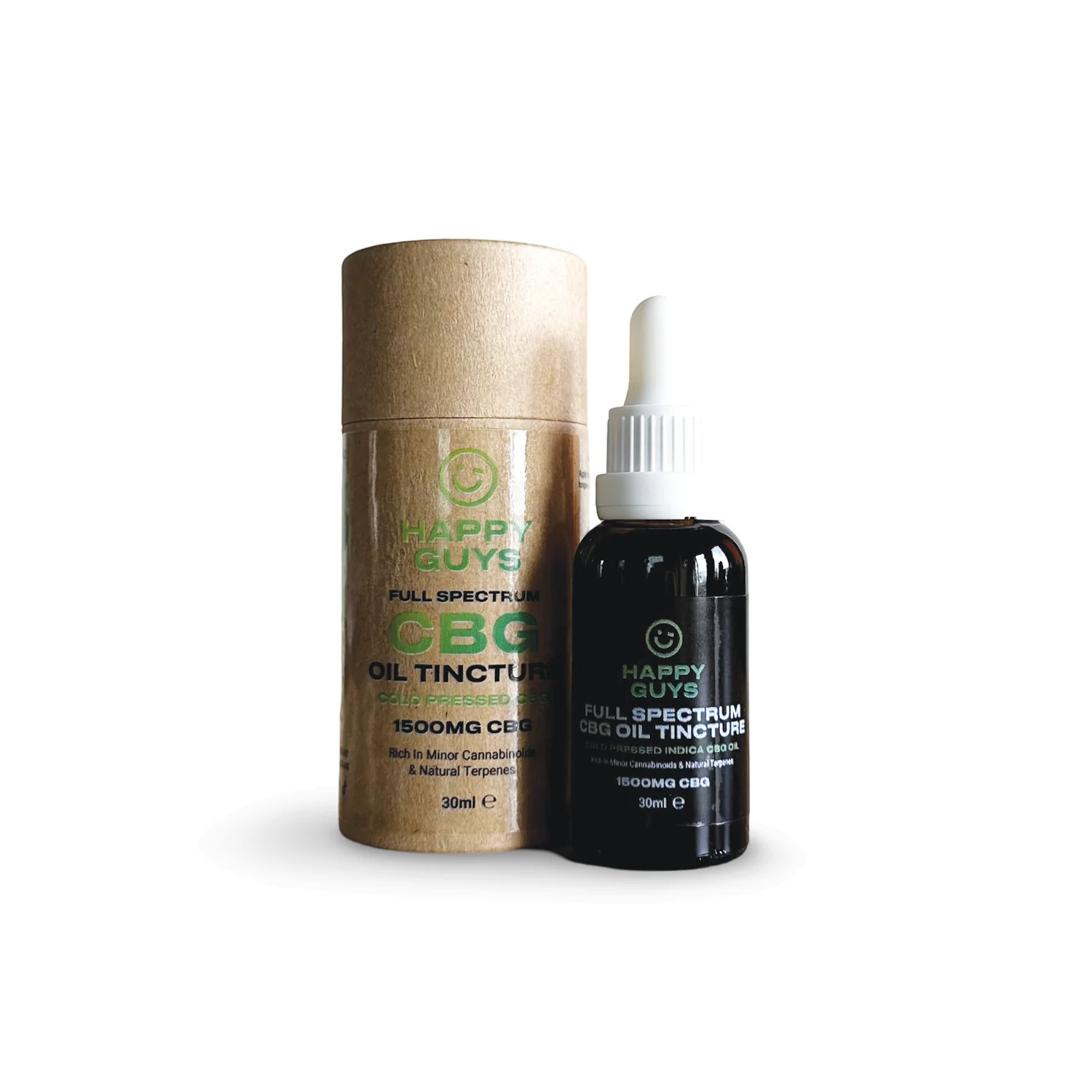 Happy Guys 1500mg Full Spectrum CBG Oil - 30ml | The CBD Hut