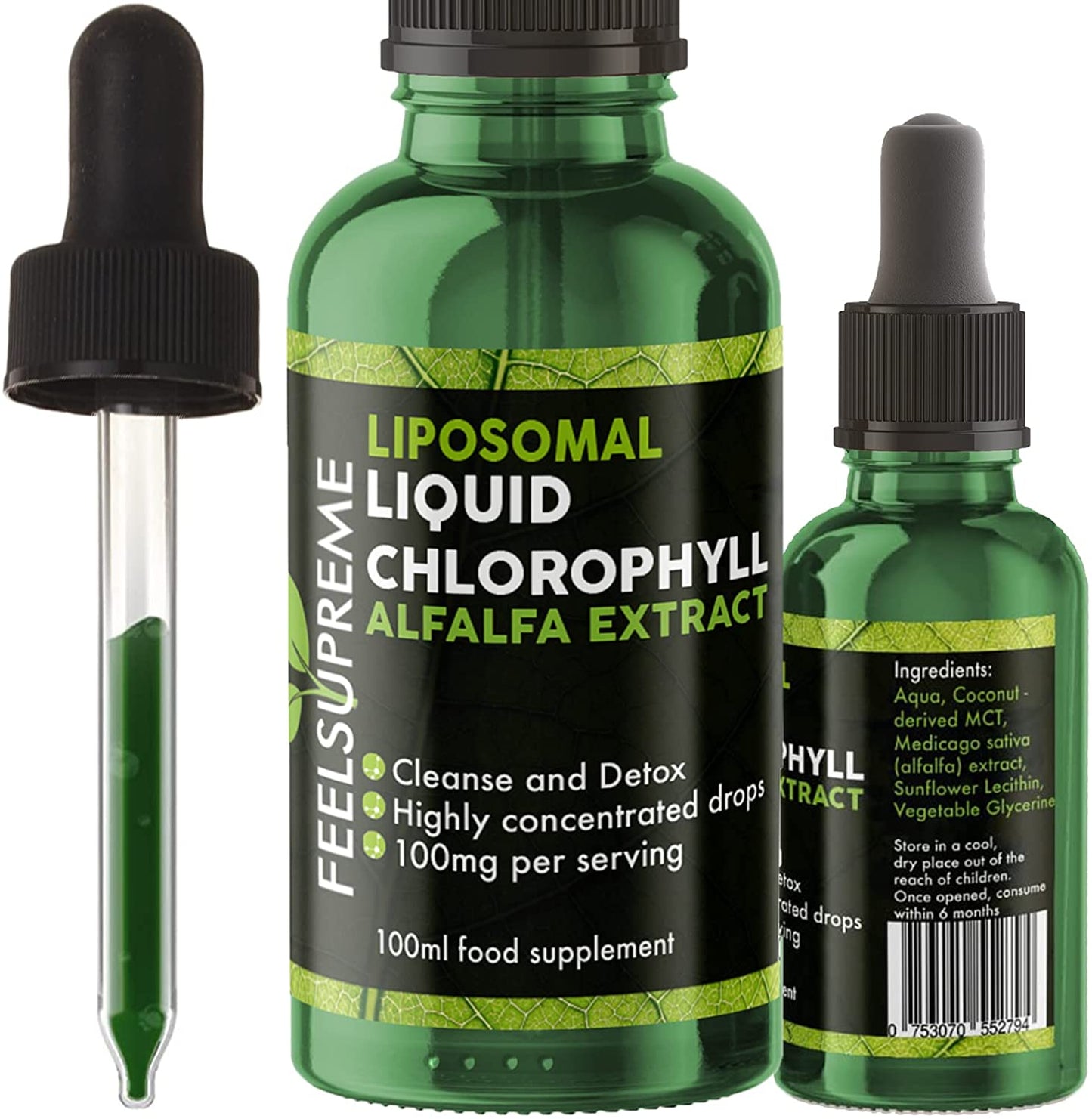 Feel Supreme Liposomal Chlorophyll Drops 100ml