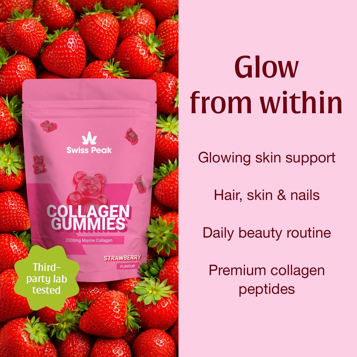 Swiss Peak Collagen Gummies at The CBD Hut