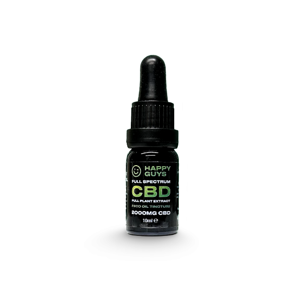 Happy Guys 2000mg Full Spectrum CBD Full Plant Extract Oil (FECO)