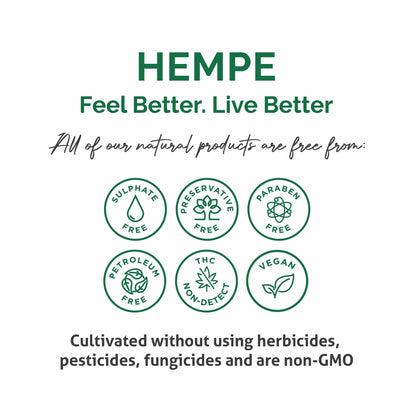 HEMPE Hot CBD Gel 150ml + 25% Extra Free