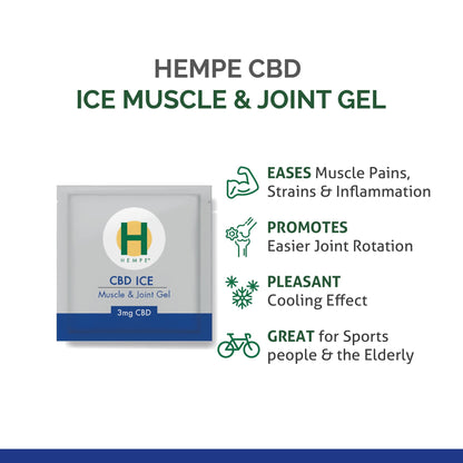 HEMPE Ice Muscle & Joint Gel Sample Sachet 3ml