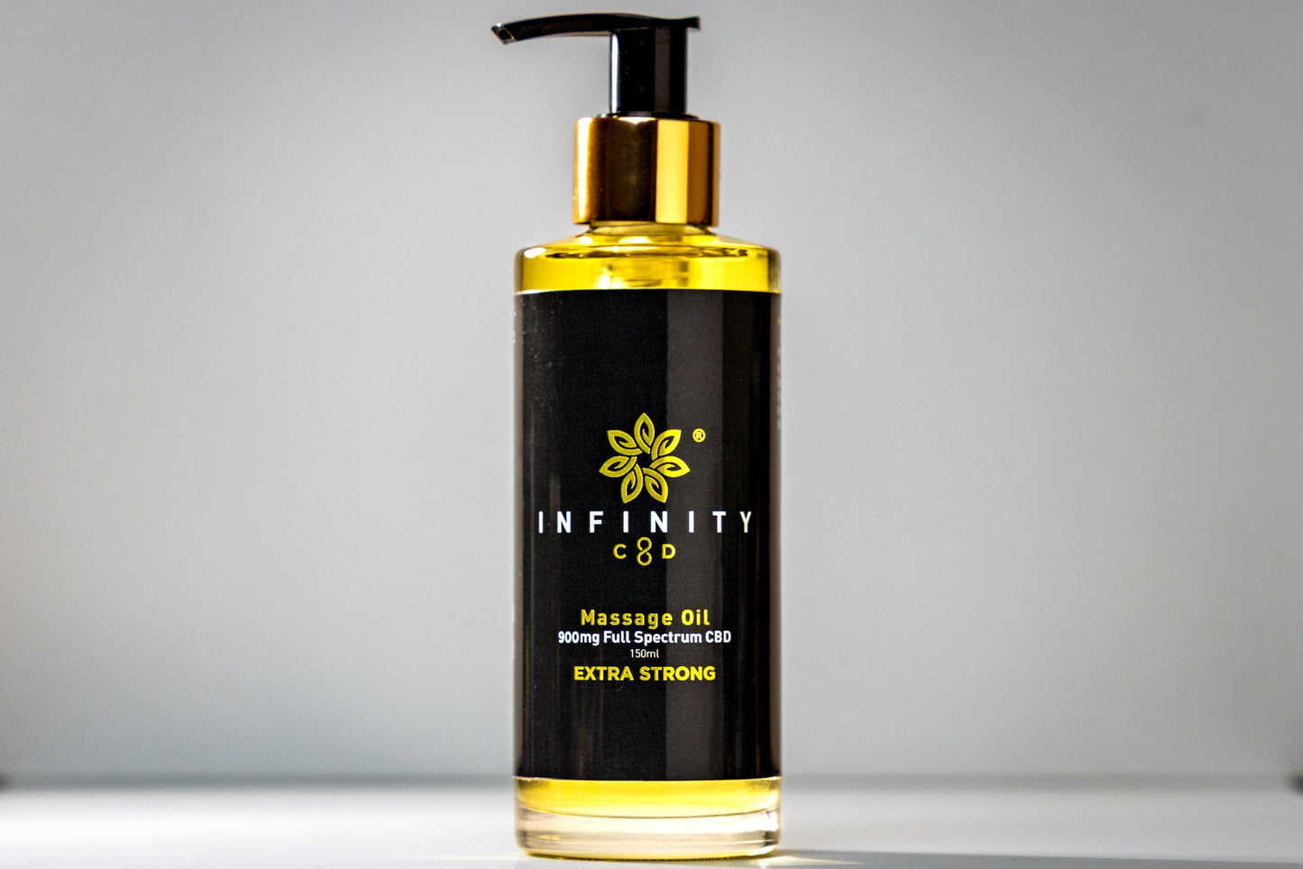 Infinity CBD Full Spectrum Massage Oil 900mg bottle