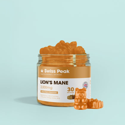 Swiss Peak Lion’s Mane Gummies 2000mg 30 Pack