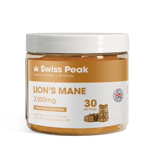 Swiss Peak CBD Lion’s Mane Gummies 2000mg 30 Pack