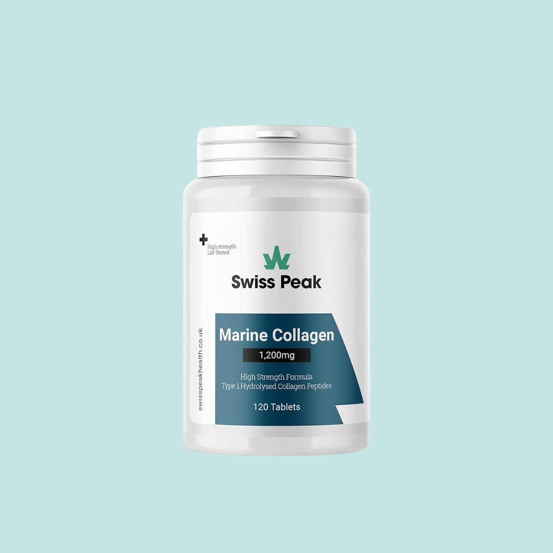 Swiss Peak CBD Marine Collagen Tablets 1200mg 30 Servings