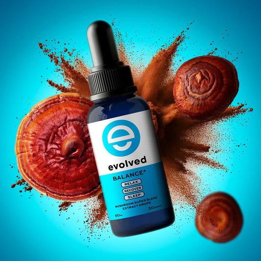 Gotas de extracto de hongos Evolved Daily Balance+ - 60 ml