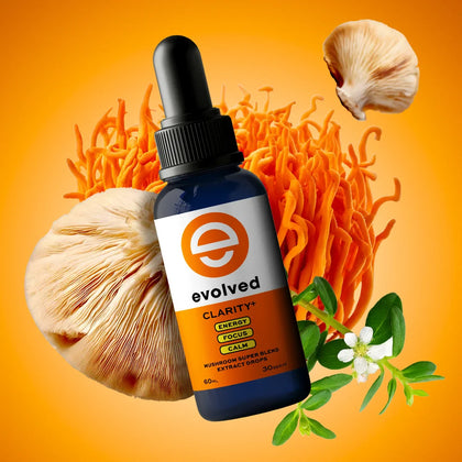 Evolved Clarity+ Mushroom Extract Drops 60ml