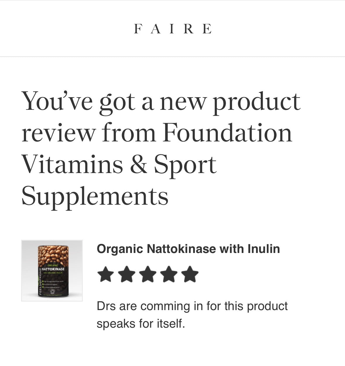 Feel Supreme Nattokinase 4000FU Capsules