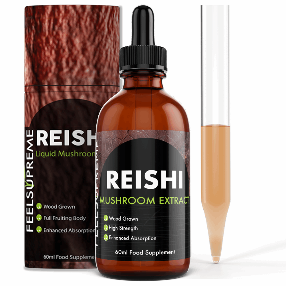 Feel Supreme Reishi Mushroom Extract 60ml bottle