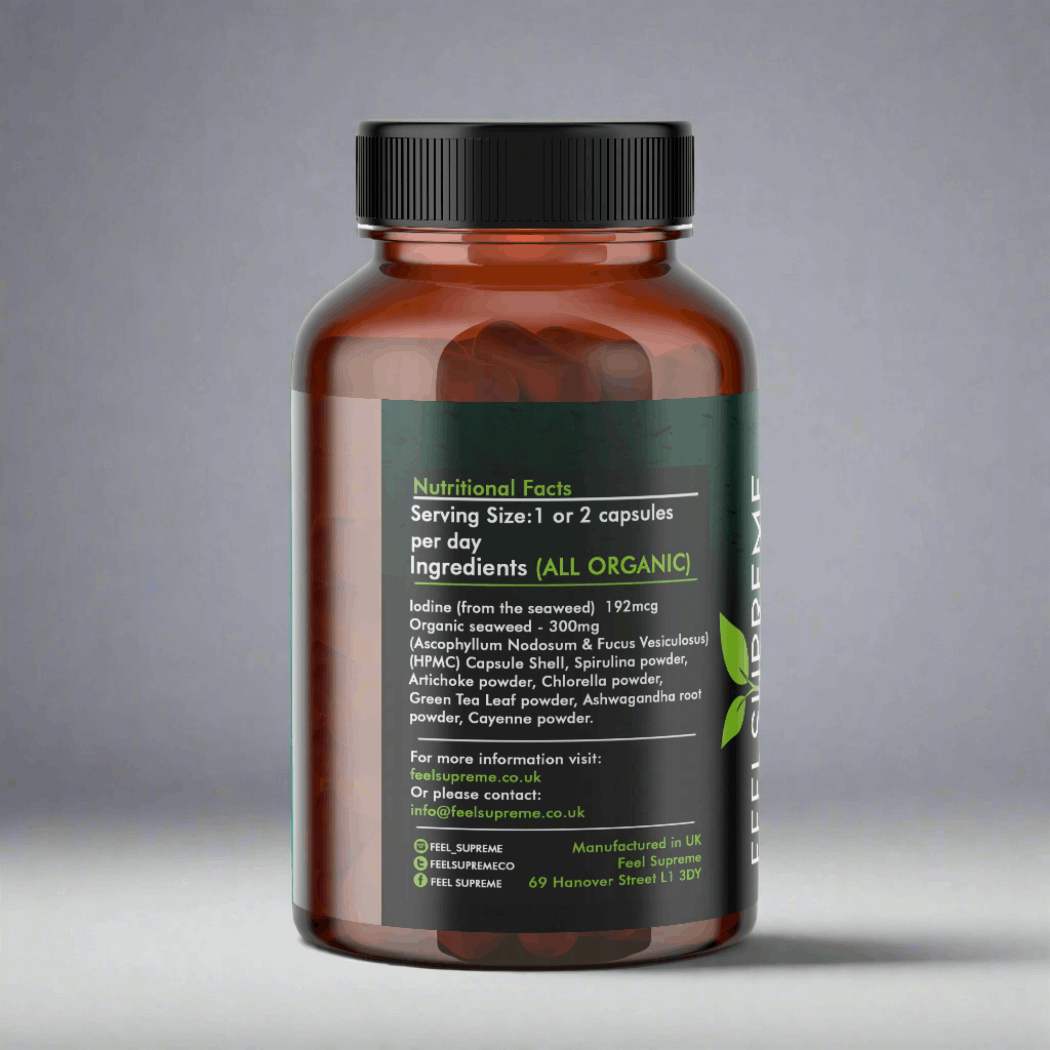 Feel Supreme Seaweed Blend Capsules bottle - 3 Bottles - 15% Saving