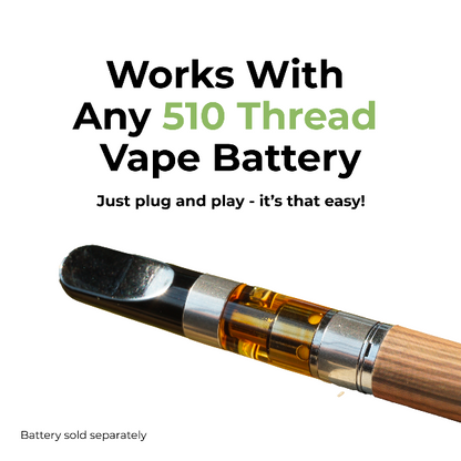 Happy Guys CBD Vape Carts work with any 510 thread vape battery | The CBD Hut