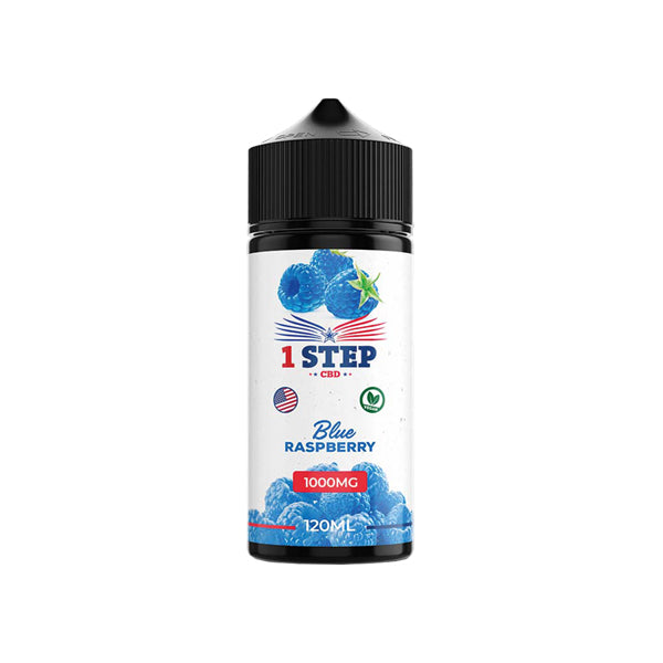 1 Step CBD 1000mg CBD E-liquid 120ml (BUY 1 GET 1 FREE) - The CBD Hut
