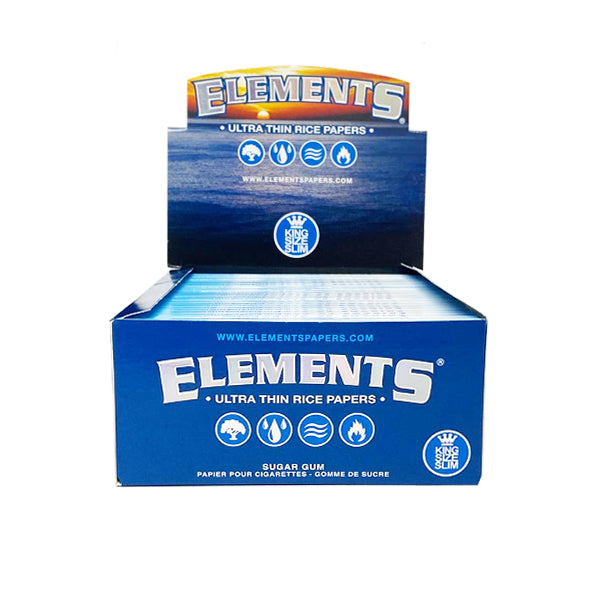 50 Elements King Size Slim Ultra Thin Papers - The CBD Hut