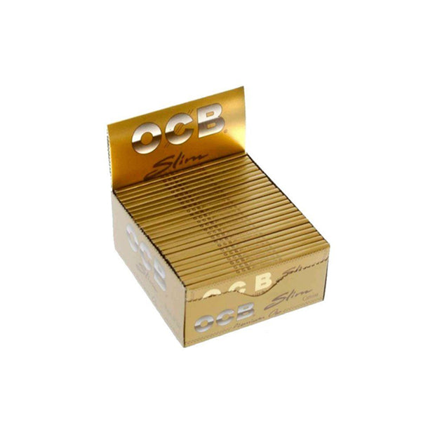 50 OCB Premium King Size Slim Gold Papers - The CBD Hut