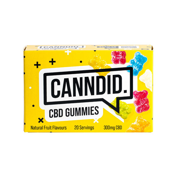 Canndid 300mg CBD Gummies - 20 Pieces (BUY 2 GET 1 FREE) - The CBD Hut