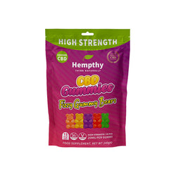 Hempthy 1000mg CBD Fizzy Gummy Bears Gummies - 50 Pieces - The CBD Hut