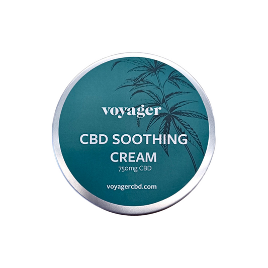 Voyager 750mg CBD Soothing Cream Travel Size - 50ml - The CBD Hut