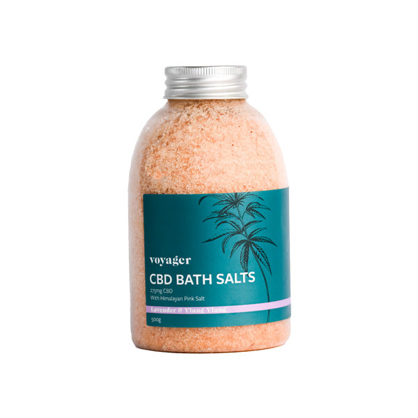 Voyager 275mg CBD Lavender & Ylang Ylang Bath Salts - 500g - The CBD Hut