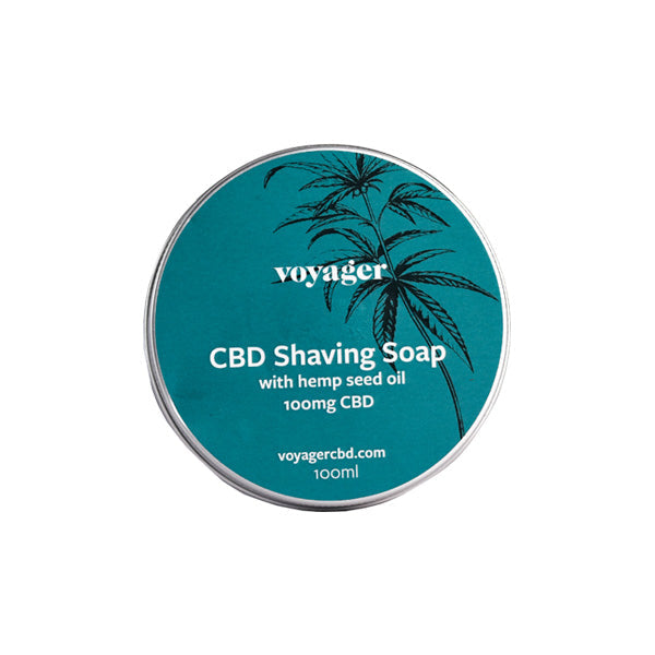 Voyager 100mg CBD Shaving Soap - 100ml - The CBD Hut