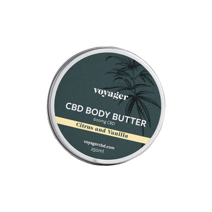 Voyager 600mg CBD Body Butter - 250ml | The CBD Hut