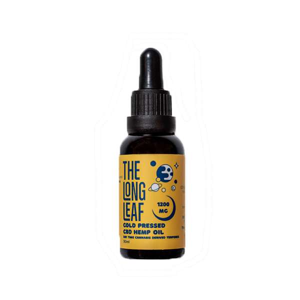 The Long Leaf 1200mg Day Cold Pressed Oil 30ml - The CBD Hut