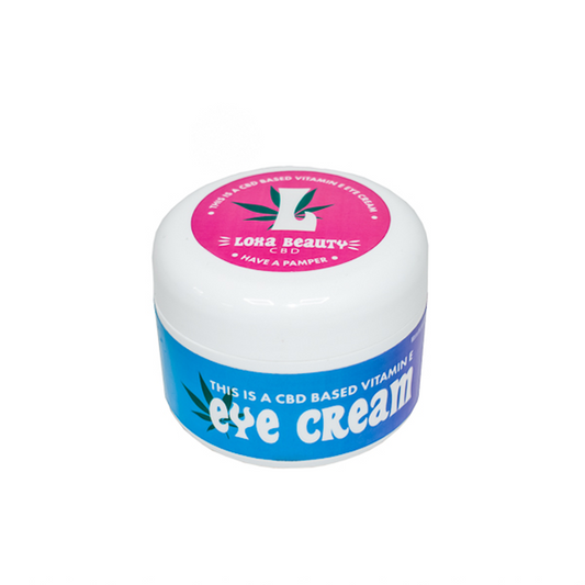 Loxa Beauty 1000mg  CBD Vitamin E Eye Cream - 100ml - The CBD Hut