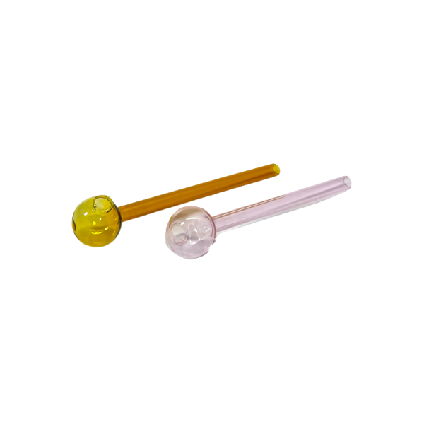 10 X Globe Shape Smoking Glass Pipe 15cm - BL132 - GS1054 - The CBD Hut