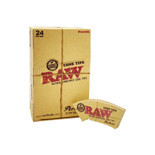 24 Raw Classic Perfecto Cone Tips - The CBD Hut