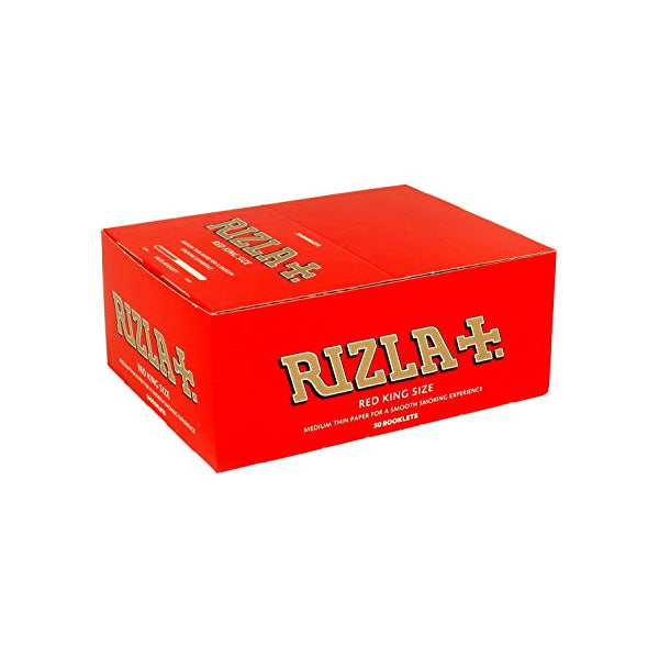 50 Red King Size Rizla Rolling Papers - The CBD Hut