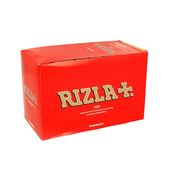 100 Red Regular Rizla Rolling Papers - The CBD Hut
