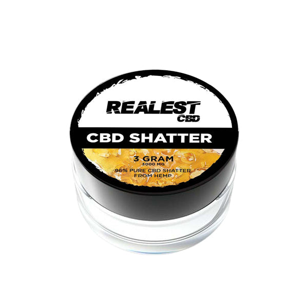 Realest CBD 3000mg Broad Spectrum CBD Shatter (BUY 1 GET 1 FREE) - The CBD Hut
